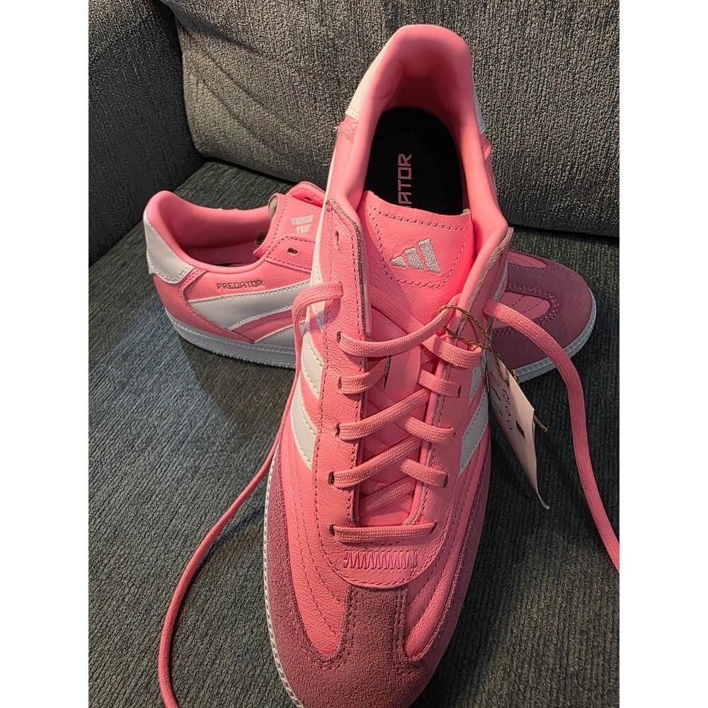 Adidas Predator Freestyle David Beckham Pink White Mens Shoes JI1163 Size 9.5 - Picture 3 of 7